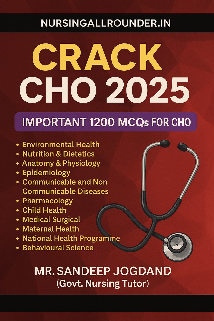 CHO Old Question Paper Set 1