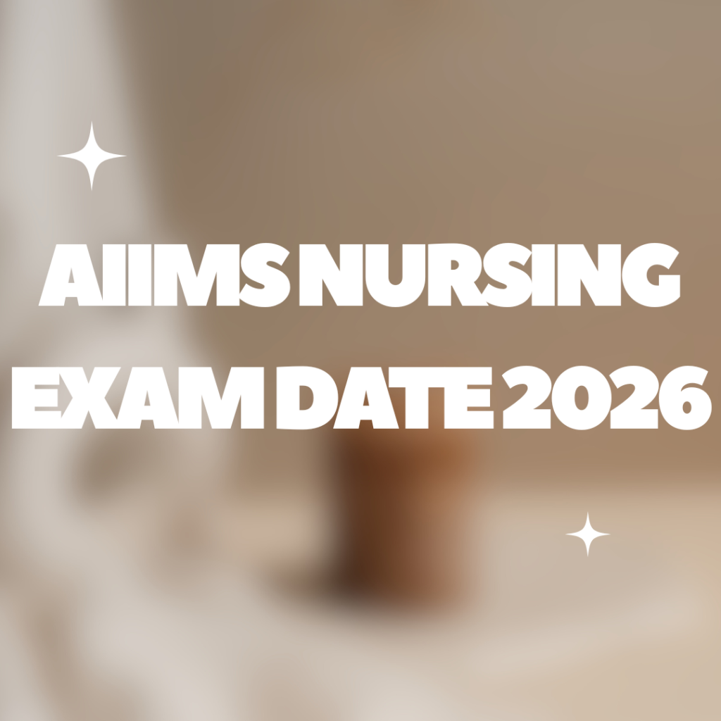 aiims nursing exam date 2026 image jpg